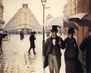 Gustave Caillebotte A Rainy Day Spain oil painting artist